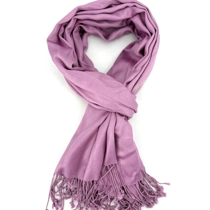 Maison Unik Accessoires - Wholesale Scarf - Women's - Solid satin stole – 100% viscose – 70x180 cm -women11