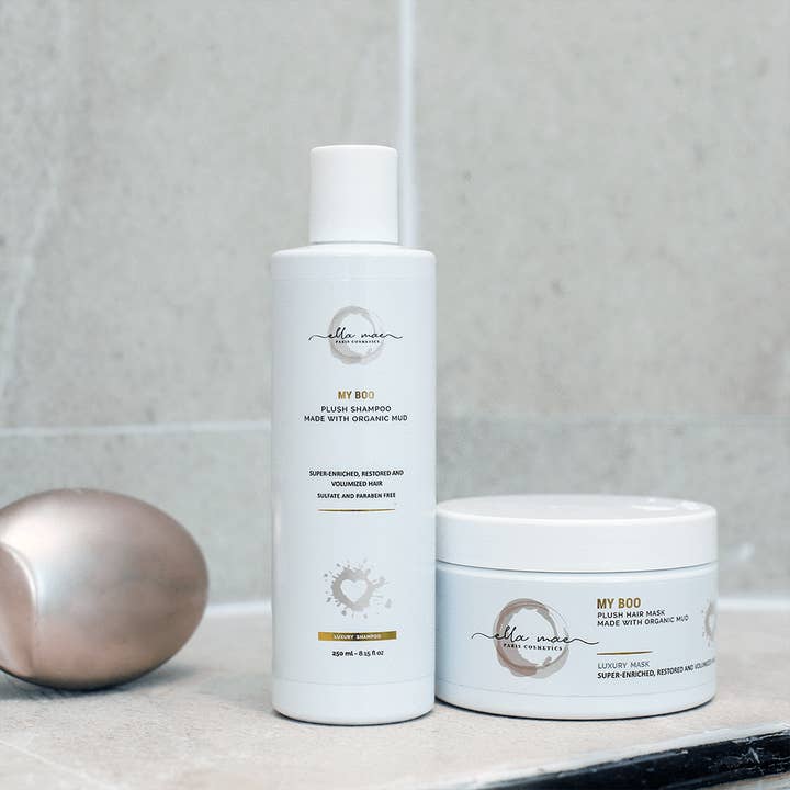 ULTIEME DETOX- EN HAARHERSTEL BIOLOGISCHE MODDERSHAMPOO voor wholesale door Ella Mae Paris