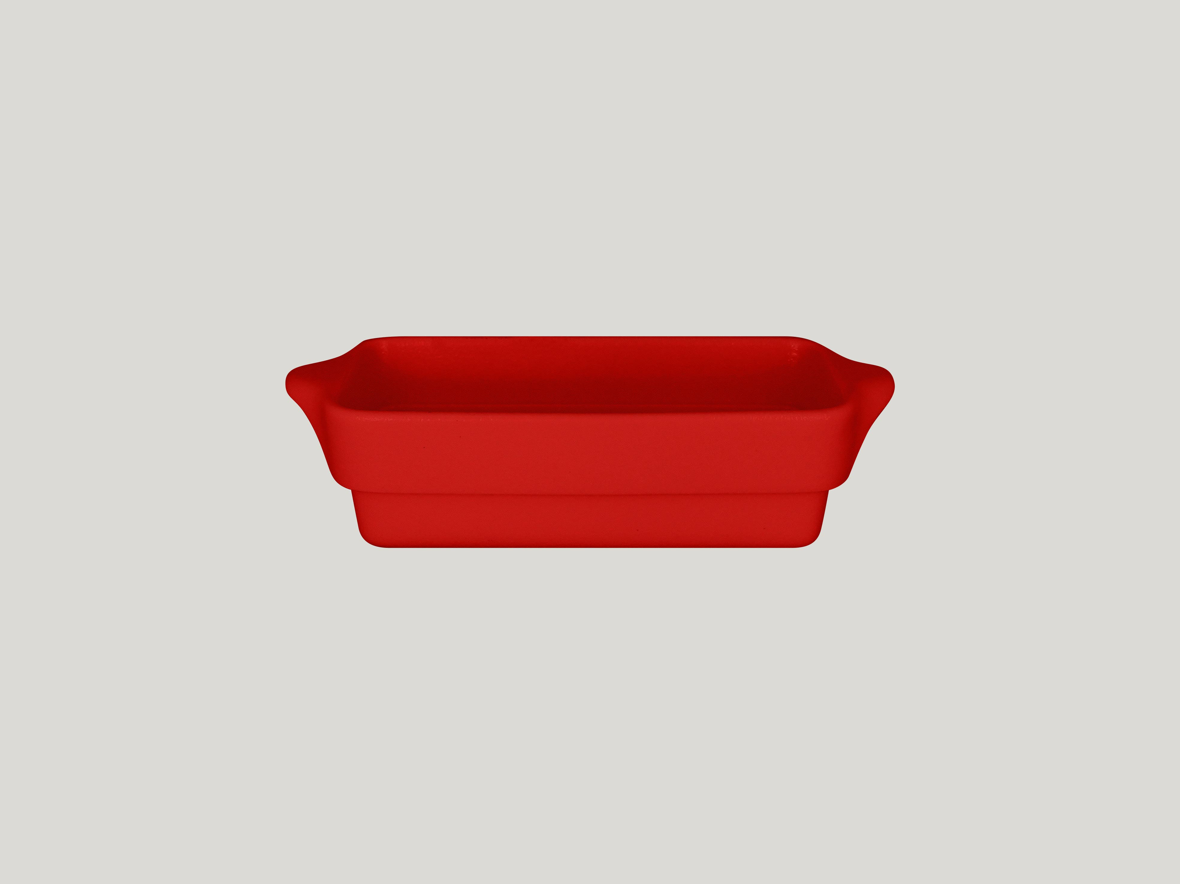 RAK Porcelain USA - Wholesale Serve Bowl - Chef's Rectangular Tureen - Red (7.55L)0