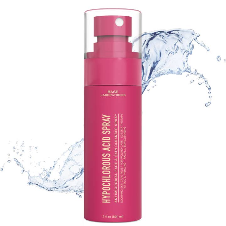 Base Laboratories - Wholesale First Aid Kit - HOCL Facial Spray - 2oz Hypochlorous Acid Toner Travel Size