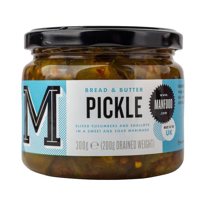 Manfood Bread and Butter Pickles - 300g for wholesale by Welovemanfood Ltd