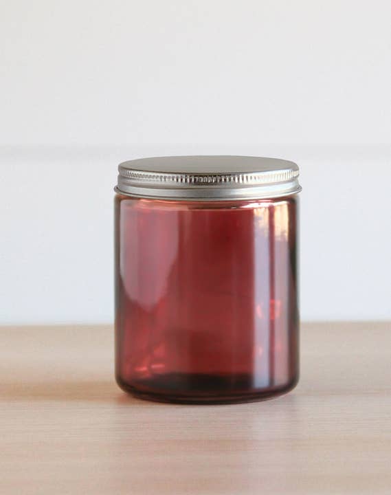 Mixie Market - Wholesale Jar - Cranberry 8 oz. Mixie Jars | 12 pk4