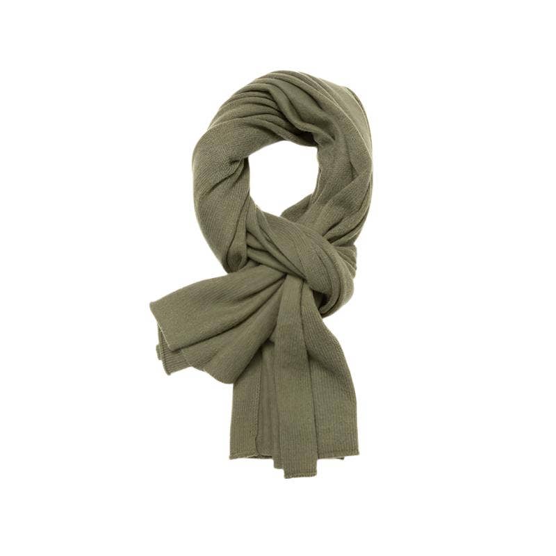 elenomad - Wholesale Scarf - Unisex - LOOSE EDGE - 100% Pure Cashmere Knitted Wrap Scarf , 60*180 cm4