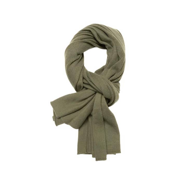 elenomad - Wholesale Scarf - Unisex - LOOSE EDGE - 100% Pure Cashmere Knitted Wrap Scarf , 60*180 cm4