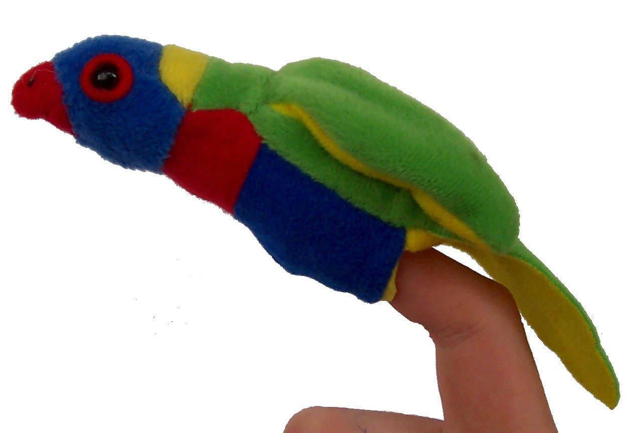 Science and Nature - Wholesale Finger puppet – Child & baby - Lorikeet Finger Puppet (pack of 6)