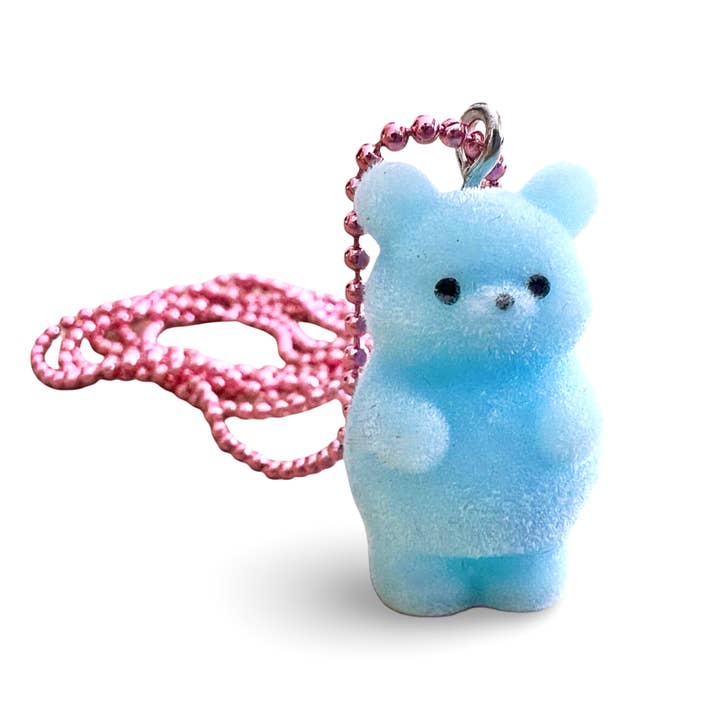 90's Blue Bear Necklace – Kawaii Holiday Stocking Stuffer for wholesale by Pop Cutie Accessories & Gifts - Europe