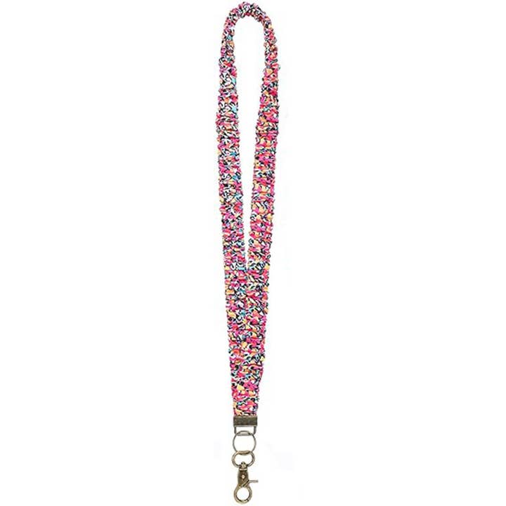 MKS America - Wholesale Lanyard - Women's - Vibrant Color Floral Lanyard0