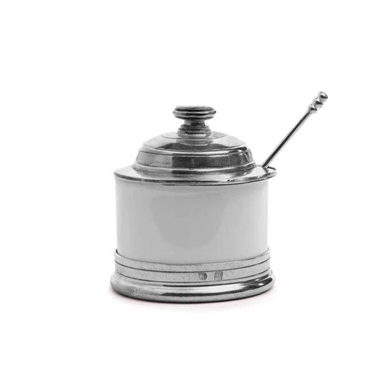 Arte Italica & Crown Linen Designs - Wholesale Bowl - Tuscan Covered Bowl with Spoon