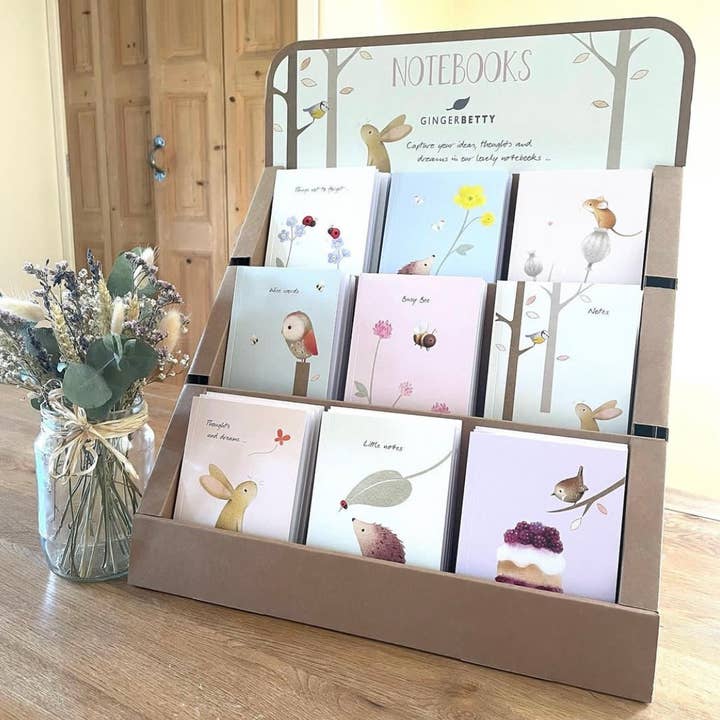 NOTEBOOK CDU - Packed with 54 Notebooks, Journals, Notepads for wholesale by Ginger Betty Ltd