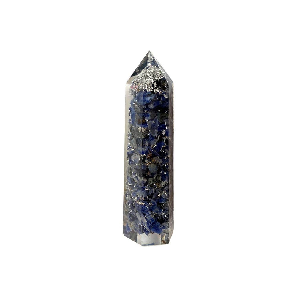 VIE – wholesale Spiritual stone/crystal – Orgonite Obelisk Tower, 8x2x2cm48