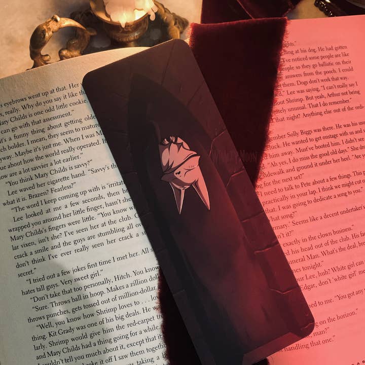 Vampire Bat Bookmark - Vlad Castle cute spooky Bookmark for wholesale by whaley moon