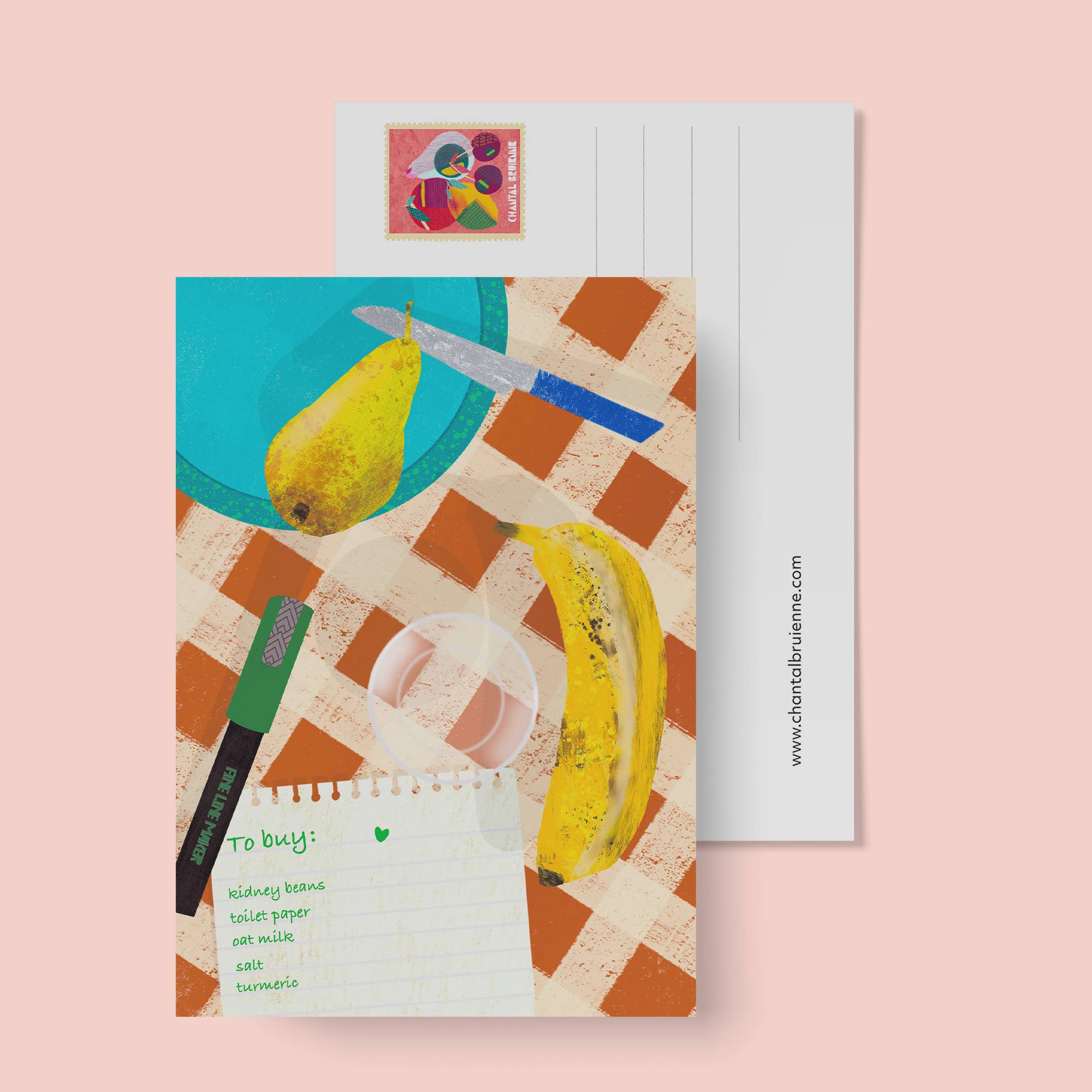 Chantal Bruienne – Postal por atacado – Cartão Postal | Cartão de Cozinha | Cartão Boa Comida0