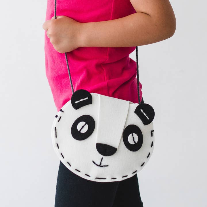 aPunt Barcelona - Vendita all'ingrosso Kit per lavoretti fai da te - Bambini - Kit regalo per bambini per creare una borsa: Panda3