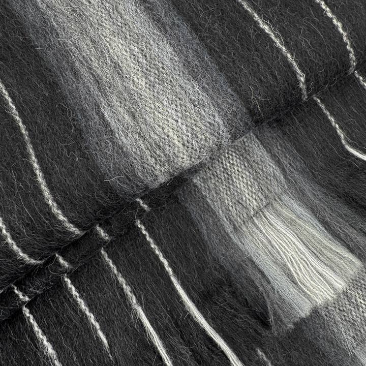 Shupaca Alpaca - Wholesale Scarf - Women's - Alpaca Scarf - Black Pearl2