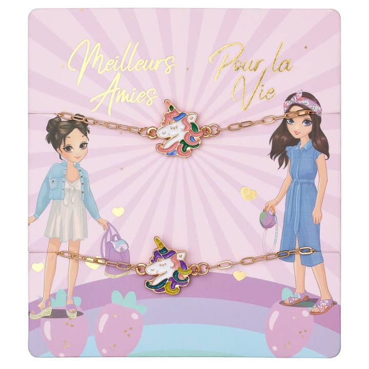 STELLA GREEN - Wholesale Beaded Bracelet - Kids - Friendship Bracelets X 2 – Teen Belle Collection4