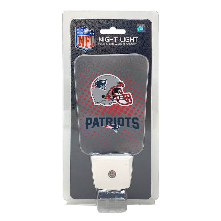 Party Animal, Inc. - Wholesale Night Light - New England Patriots Team Frosted Night Light