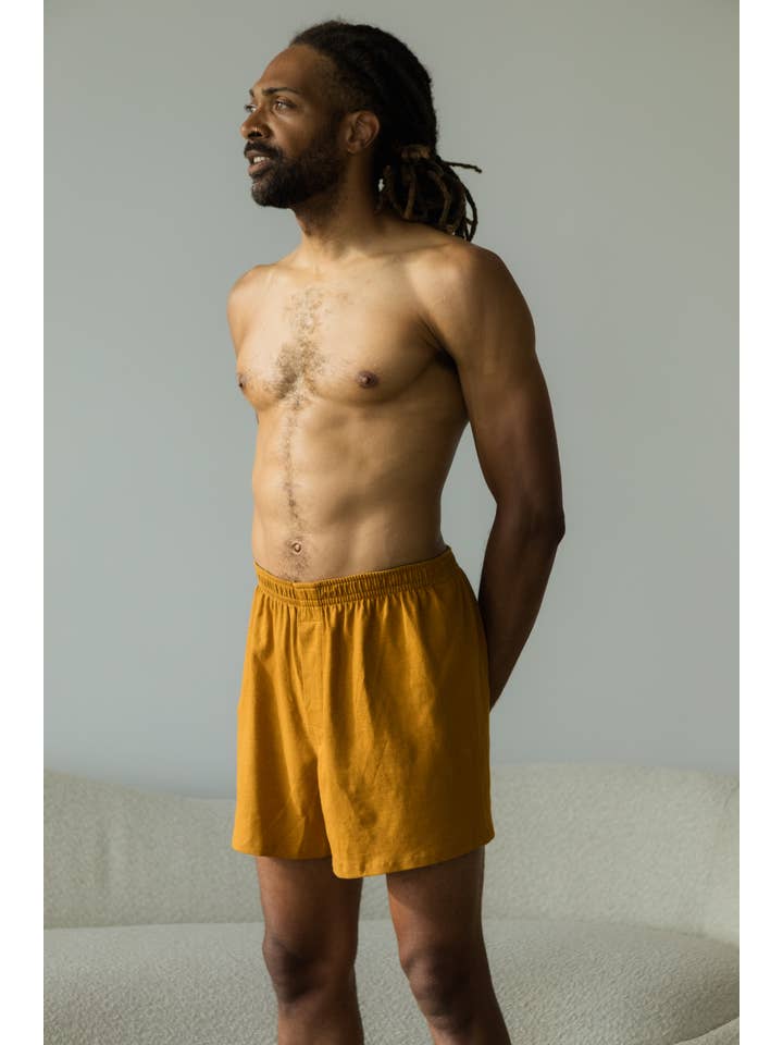 UNA PLUMA - Wholesale Underwear - Unisex - Breathable Boxers - Linen organic cotton blend loose boxers11