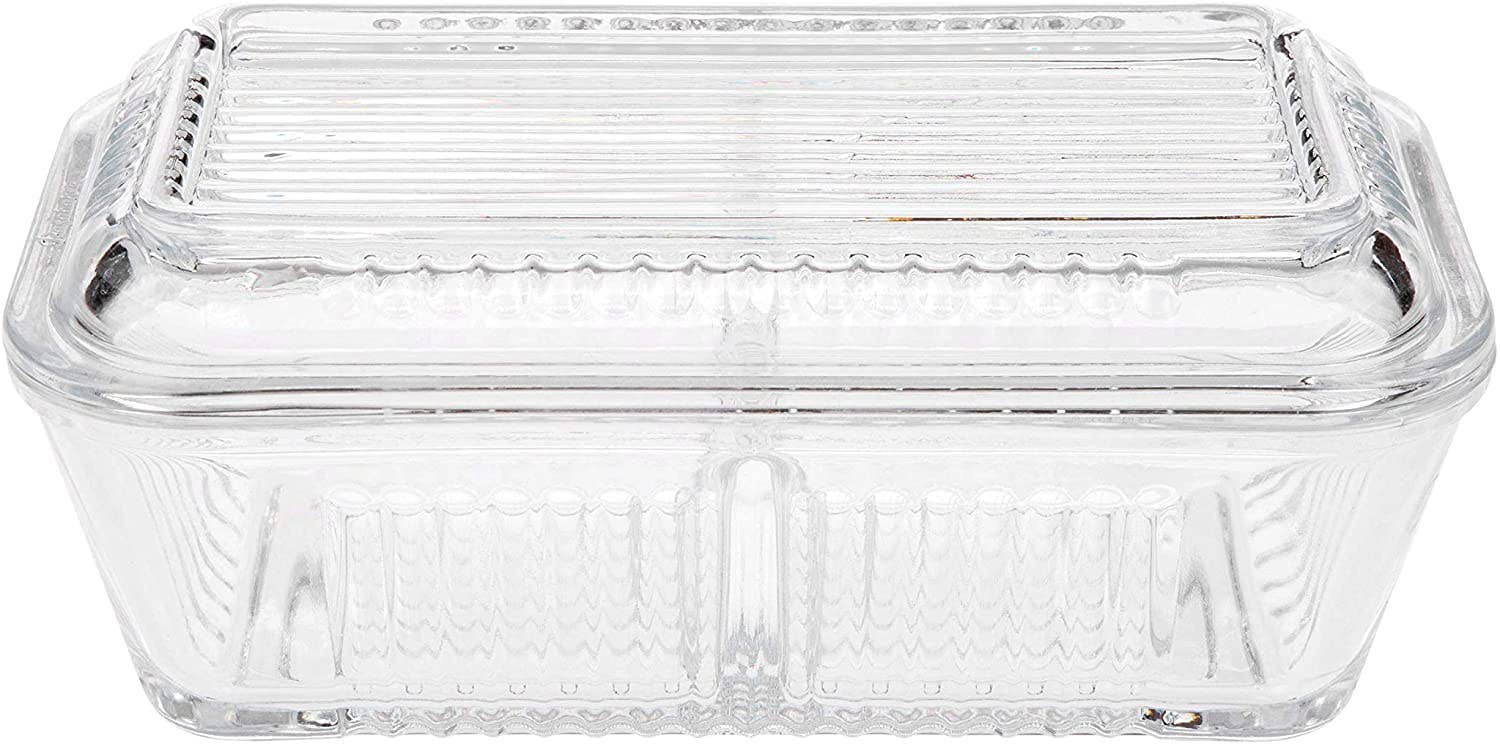 Crystalia – wholesale Matlåda – Dubbel fack glasbehållare4