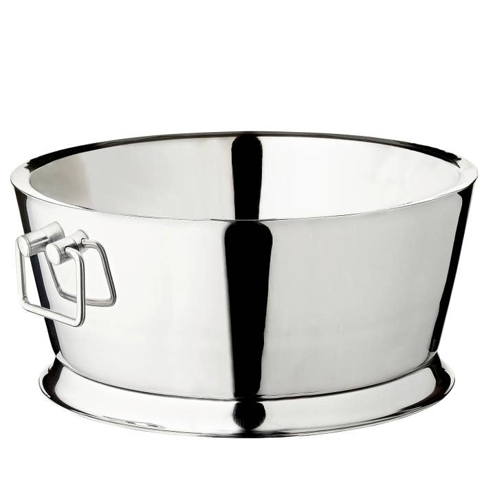 EDZARD - Wholesale Wine Bucket - Champagne Cooler Michigan with handles, Stainless Steel