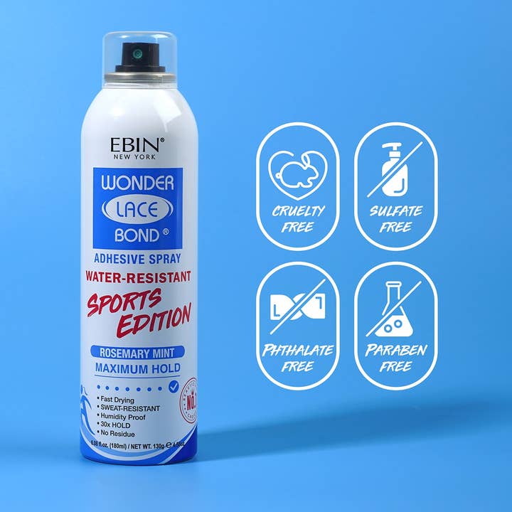 EBIN NEW YORK - Wholesale Hair Spray - Wonder Lace Bond Sports Edition Adhesive Spray