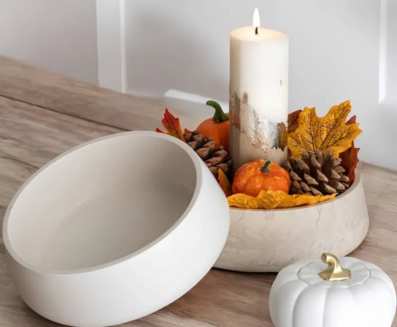 Aristocrat Creation - Wholesale Candle Holder - Halo Vessel Cement Candle Jar 10 OZ1