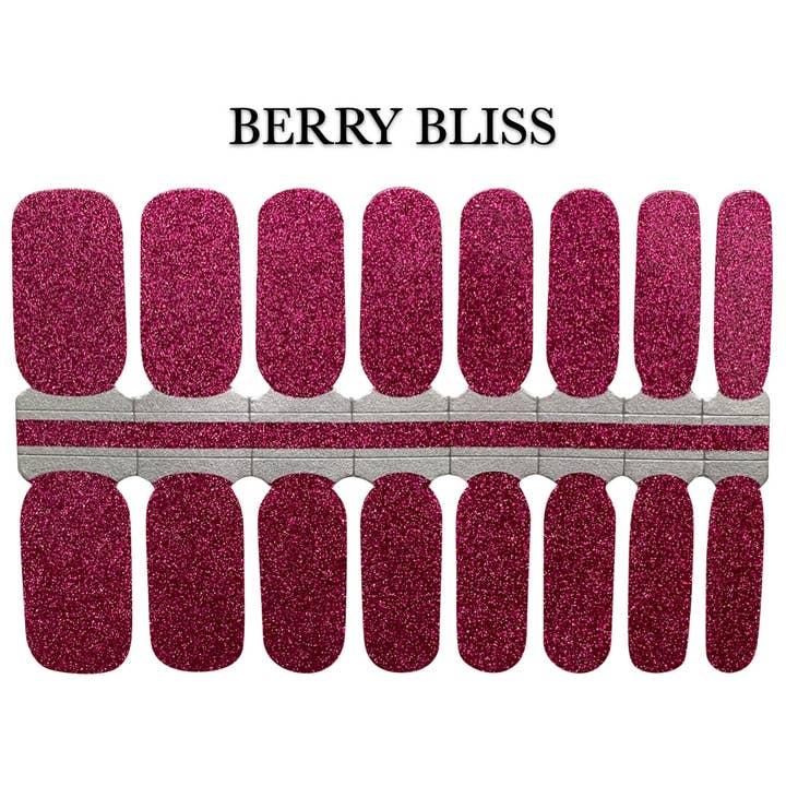 Nail Wrap - Berry Bliss for wholesale by Salted Avenue