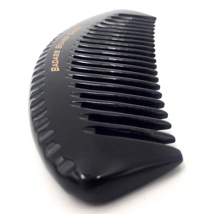 Badass Beard Care - Wholesale Hair Brush/Comb - Wide Tooth Ox Horn Comb1