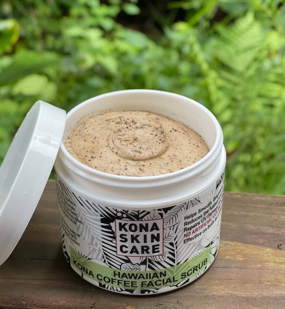 Kona Skin Care - Wholesale Facial Exfoliant/Scrub - Kona Coffee Facial Scrub1