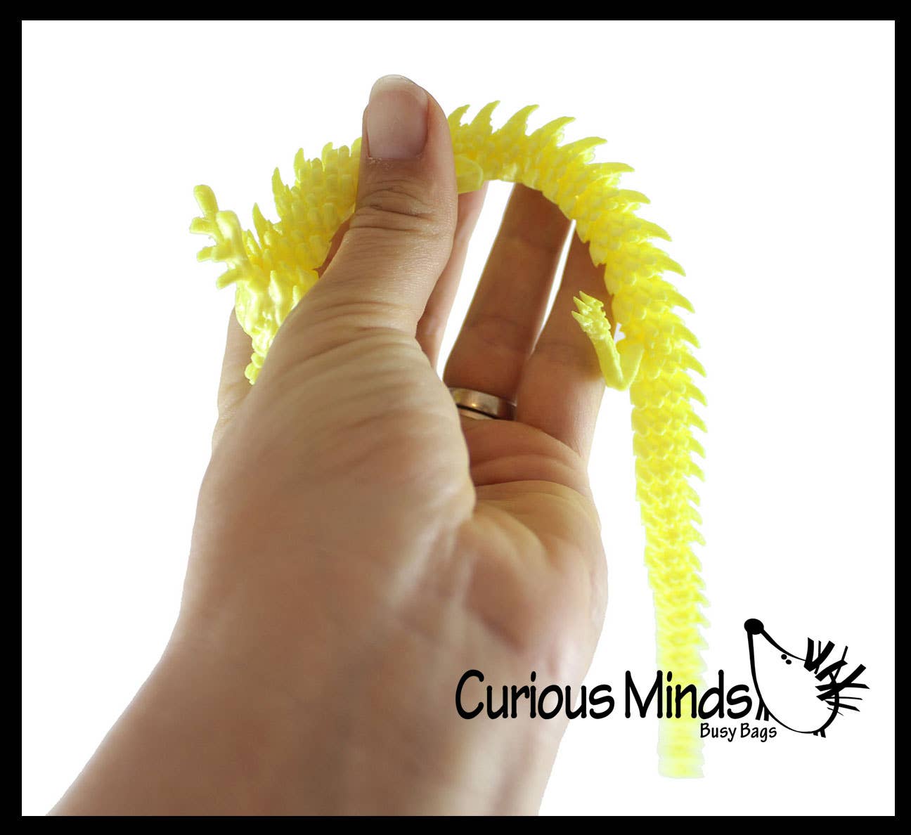 Curious Minds Toys - Wholesale Fidget Toy - Kids - 1 - 3D Printed Large 12" Dragon Wiggle Articulated Jointed M1