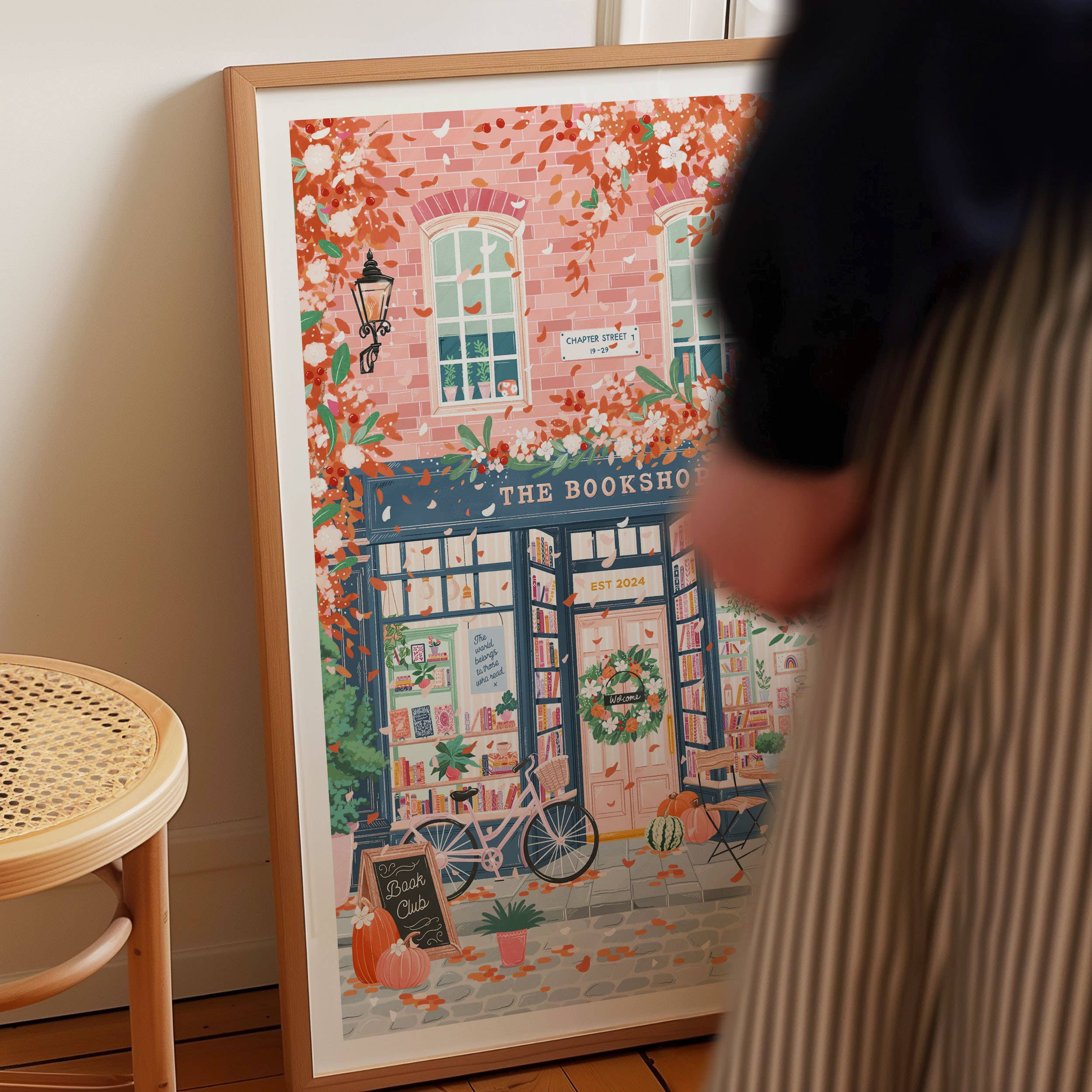 Simply, Katy - Venta al por mayor Ilustración - Estampa artística de librería otoñal3