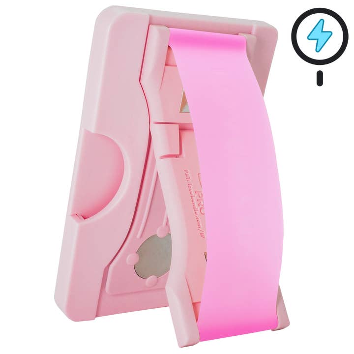 LoveHandle PRO Wallet für MagSafe – leuchtendes Bubblegum-Pink für den Großhandel von LoveHandle