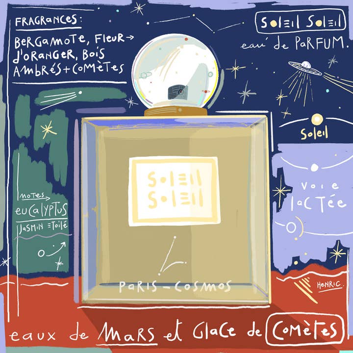 Tirage Fine Art - "Parfum soleil soleil" - J-P Henric pour la vente par Atelier Contemporain