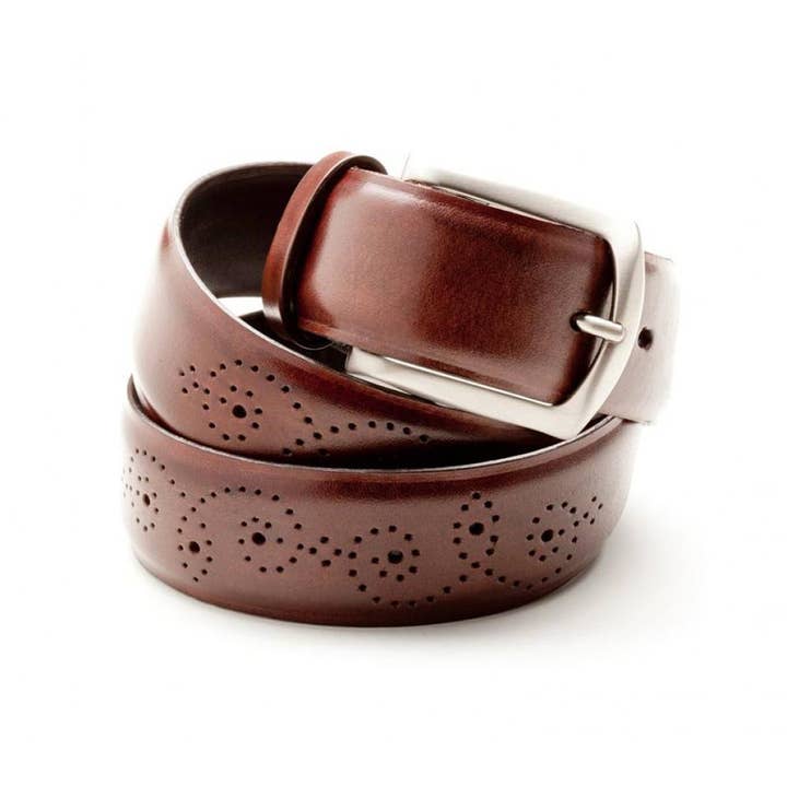 Heritage belt i marrone för wholesale av Risch Shoes