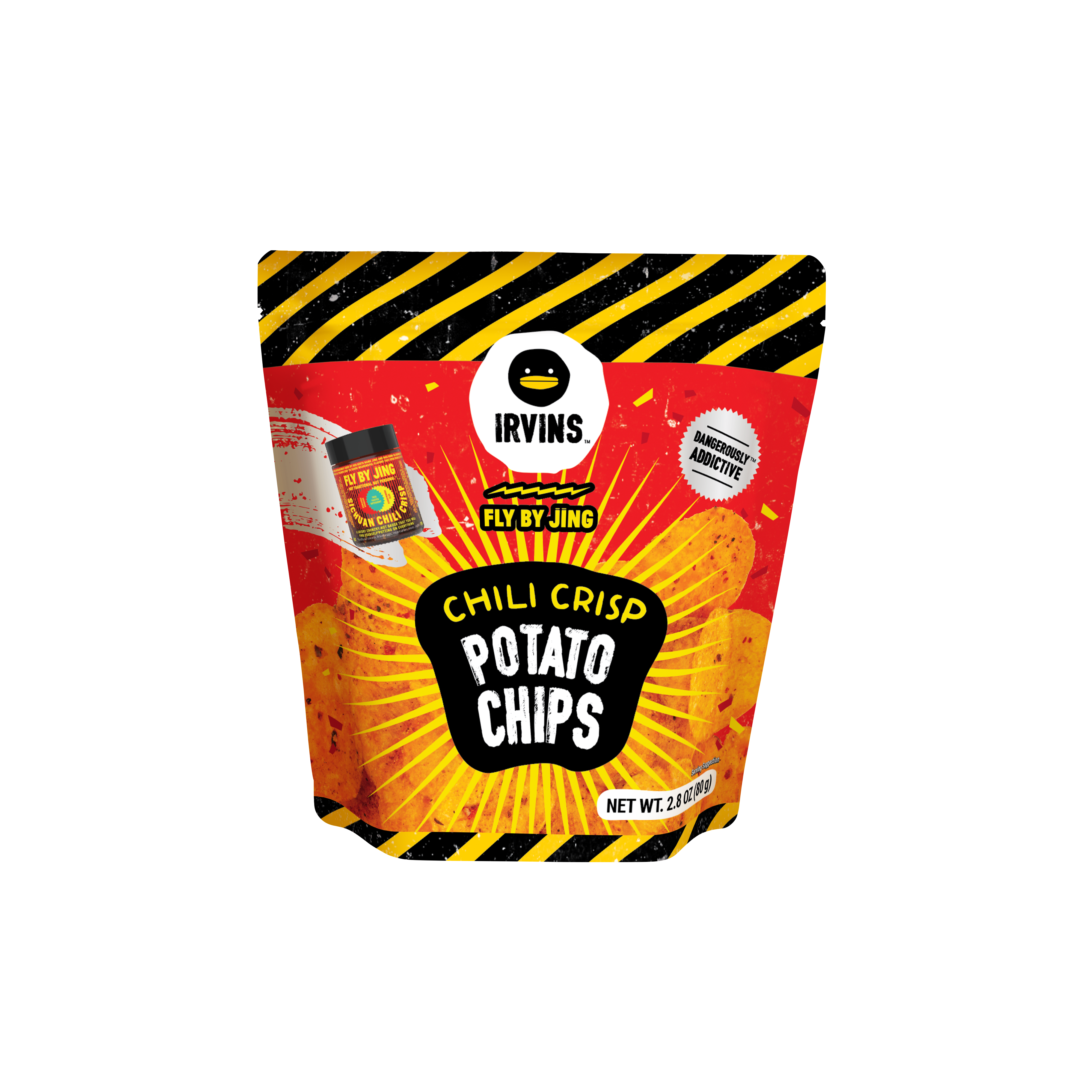 Irvins - Wholesale Chips - Fly By Jing Chili Crisp Potato Chips Single (2.8 oz)0