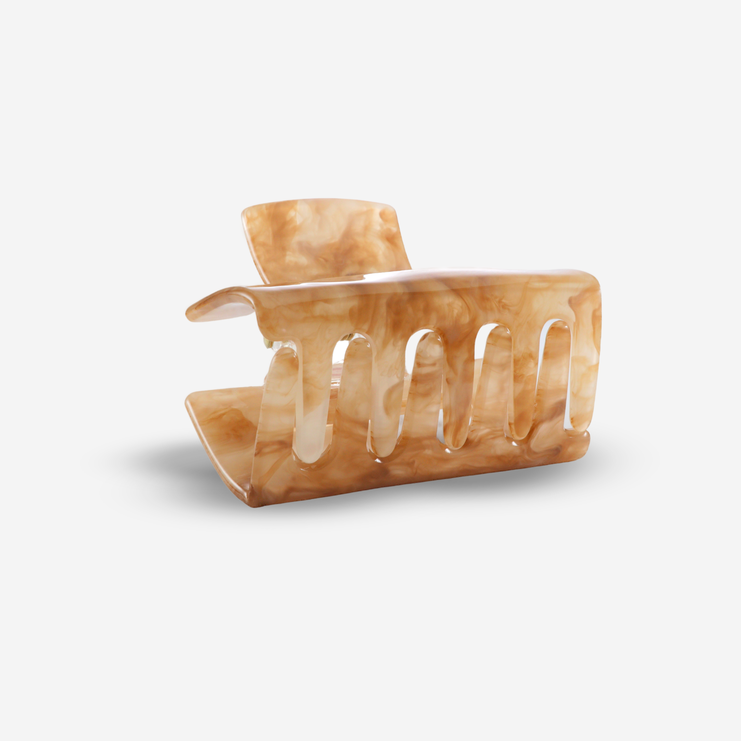 sasstie - Vente Pince à cheveux – femme - Barrette Cheveux - Quad Grain Sandstorm1