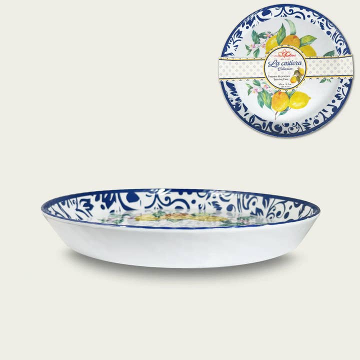 Rond Bord La Costiera Citroenen In Melamine ø35cm voor wholesale door ARCA ITALY