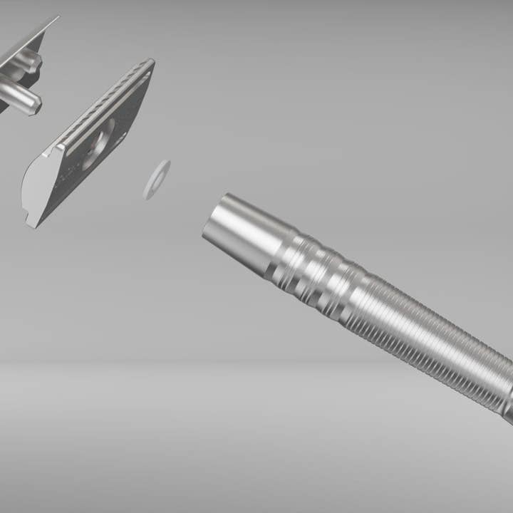 Greencult - Wholesale Scheermes - Heren - GC2.0 Greencult scheermes met basisplaat II - CNC gefreesd2