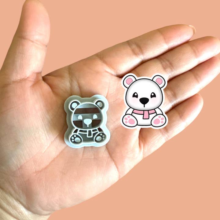 Julbjörn Lerskärare | Polymerlera för wholesale av Roussell Prints and Demand LLC