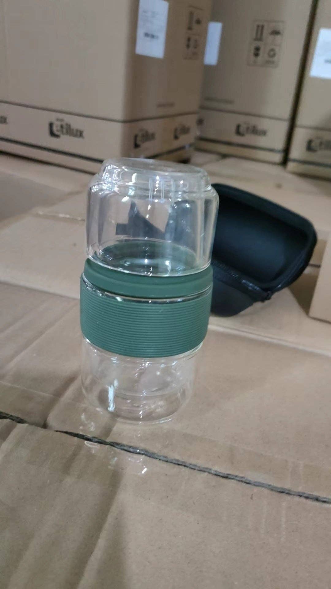 VIGOR – wholesale Tea set – Portable Travel Tea Set with Carrying Case Glass Teapot and Infuser for Loose Leaf Tea9