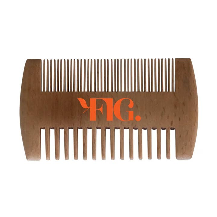 Peine de bambú para barba para venta al por mayor de VIAI Beauty