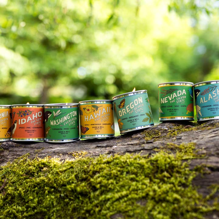 Good & Well Supply Co. - Wholesale Jar/Filled Candle - Washington State Soy Candle
