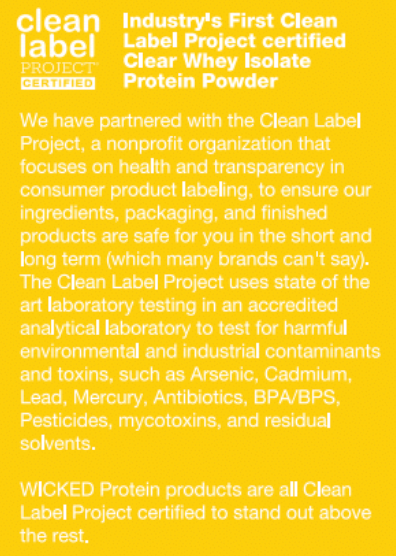 WICKED Protein - Wholesale Protein/Superfood Powder - WICKED Lemonade Clear Whey Isolate Protein Powder (PRE ORDER)2