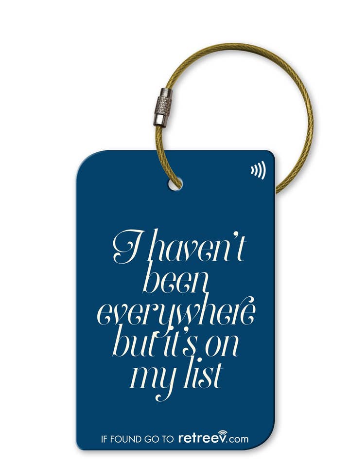 retreev™ SMART ID Luggage Tag - I haven't Been Everywhere for wholesale by Retreev Limited