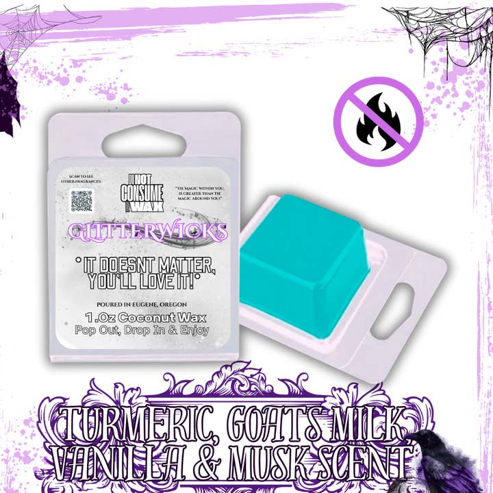 Nostalgia : Turmeric, Goats Milk, Vanilla & Musk Scented Wax Melt for wholesale by Glitterwicks