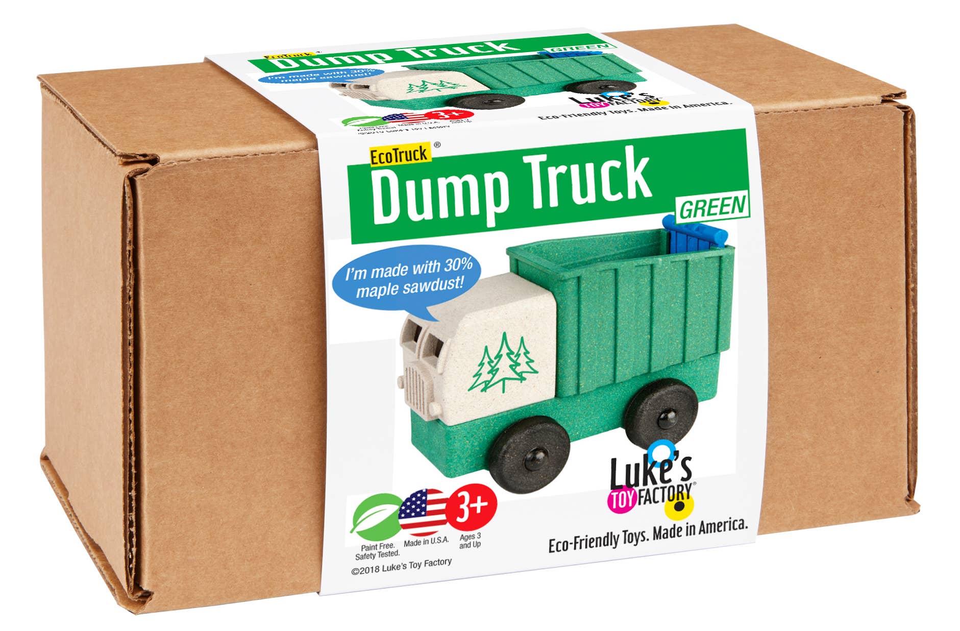 Luke's Toy Factory - Wholesale Toy Car/Truck - Kids - Dump Truck Toy GREEN3