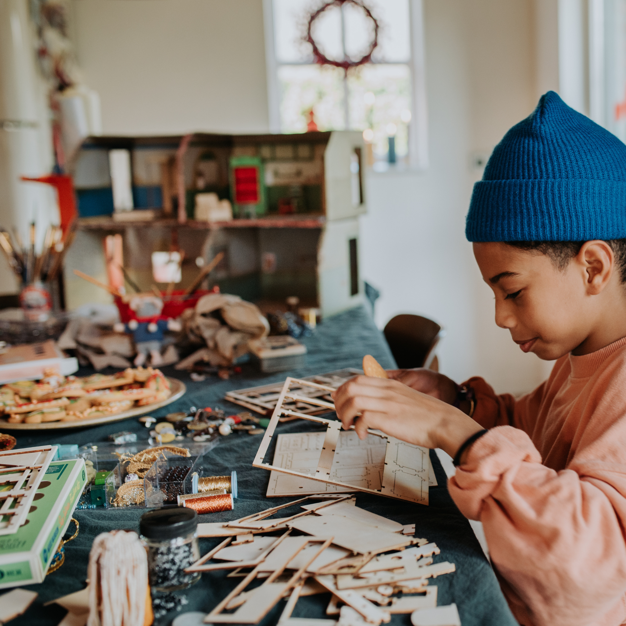 Het Muizenhuis - Vente Kit de bricolage – enfant - Kit de meubles DIY pour maison de poupée enfant - Cuisine (échelle 1:12)7