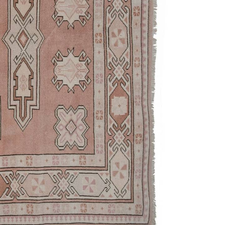 Vintage Pillows Store - Wholesale Vloerkleed - Decoratief Turks tapijt, Oushak-tapijt in zachte kleur, woonkamer