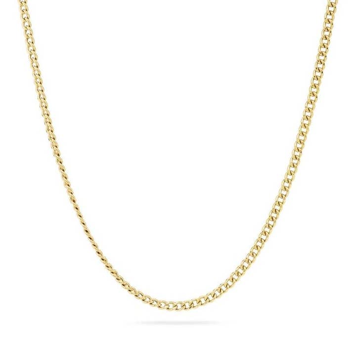 Curb Chain Necklace for wholesale by Dainty Diamond