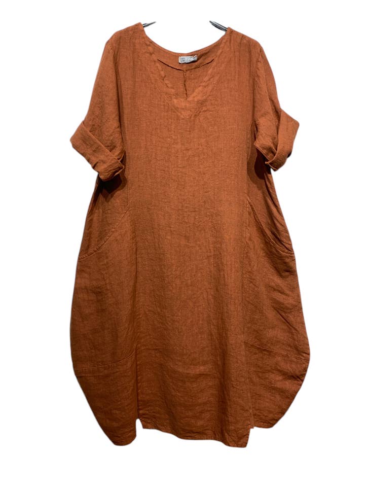 LINEN & COTTON HOUSE – wholesale Dress – Women's – 277 DRESS IN LINEN SPRING SUMMER CLOTHING62