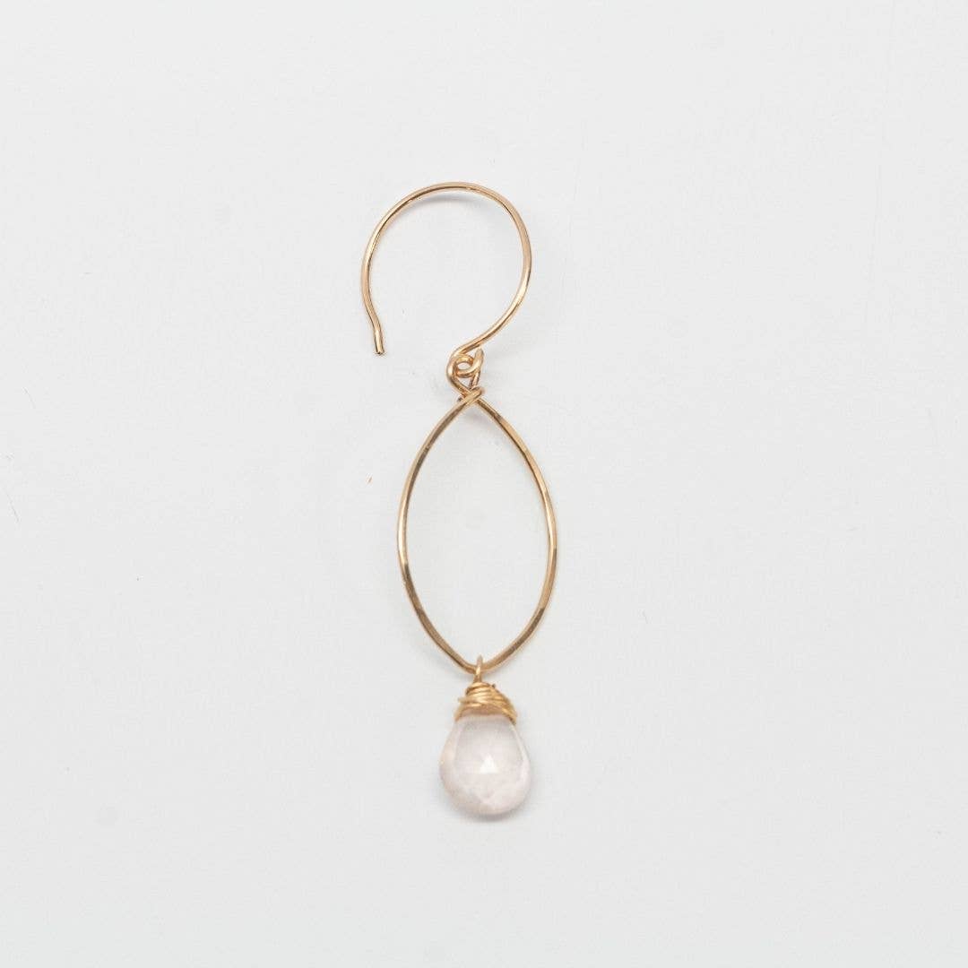 Tumbleweed Shop and Studio LLC - Wholesale Hangende/ronde oorbellen - Leaf met stenen oorbellen1